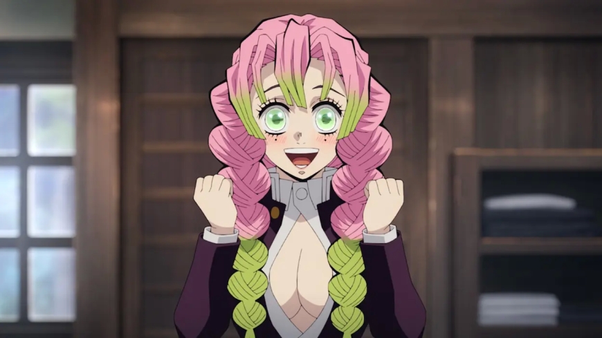 8. Mitsuri Kanroji (Kimetsu no Yaiba)