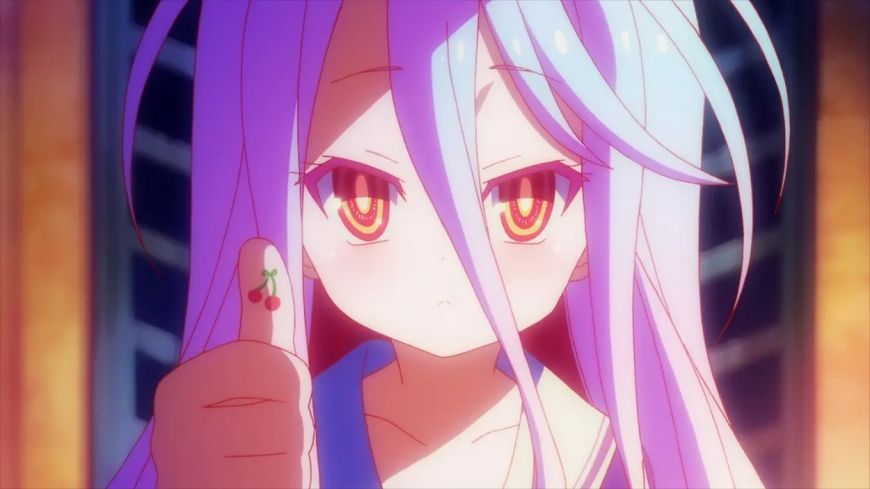 9. Shiro (No Game No Life)